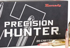 Hornady Precision Hunter ammunition box with cartridges