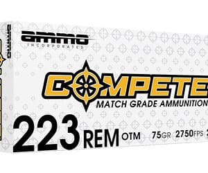 223 REM OTM match grade ammunition box