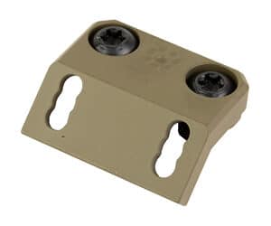 Tan tactical rifle magazine belt clip