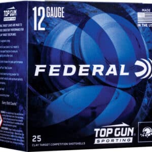 Federal 12 gauge clay target shotshells box.