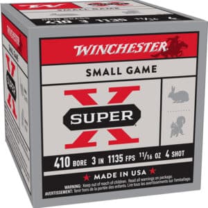 Winchester small game ammunition box, 410 bore.