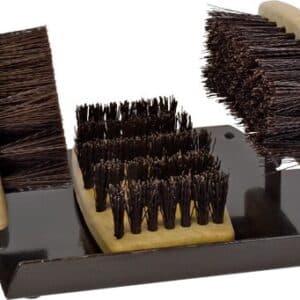 Heavy-duty boot scraper with durable bristles.