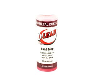 D-Lead hand soap for metal dust removal.