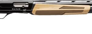 Semi-automatic hunting shotgun with wooden stock