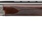 Over-under shotgun with wooden stock and barrels