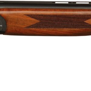 Double-barrel shotgun with wooden stock