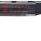 Black and red-camo shotgun side view
