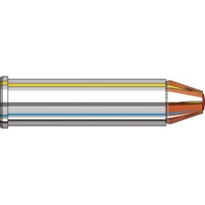 Illustration of a rifle cartridge profile view