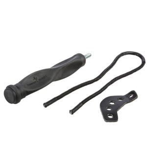 Archery stabilizer grip and string set