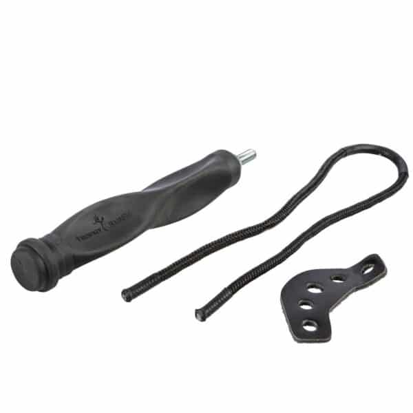 Archery stabilizer grip and string set