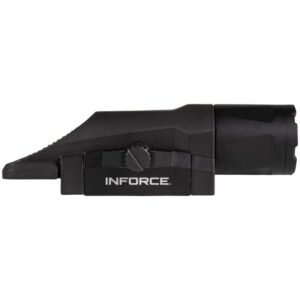 Inforce black flashlight side view