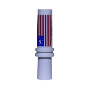 American flag-themed plastic whistle