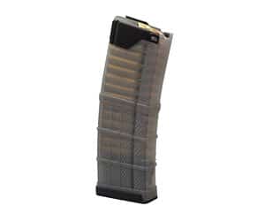 AR-15 magazine with clear polymer casing