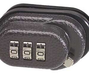 Combination lock with three dials