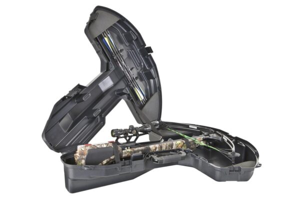 Crossbow case with camo crossbow inside