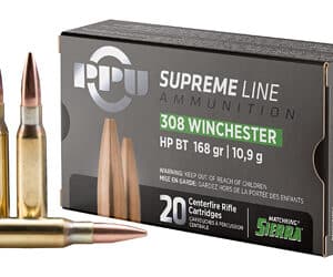 308 Winchester ammunition with box