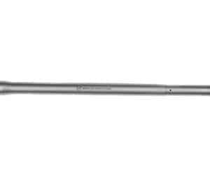 Stainless steel rifle barrel, side view