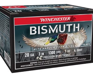 Winchester Bismuth Shotgun Shells, 20 GA, 1300 FPS