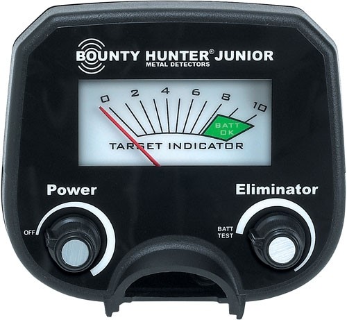 bhjs face.jpg Bounty Hunter Junior metal detector display panel