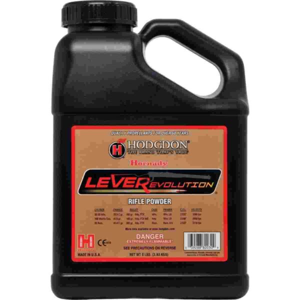 Hodgdon LEVERevolution rifle powder container