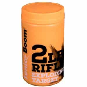 2lb rifle exploding target container