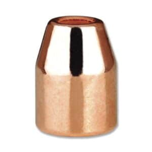 Copper bullet for ammunition close-up