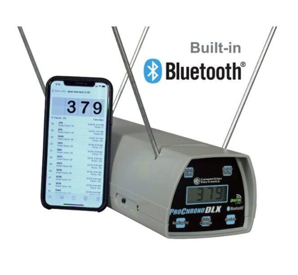 ProChrono DLX with built-in Bluetooth display.