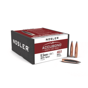 Nosler AccuBond bullet box with cartridges