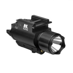 NcSTAR tactical rail-mounted flashlight