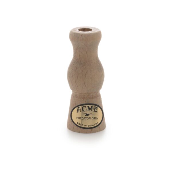 Wooden predator call with ACME label