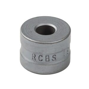 Silver cylindrical RCBS metal die