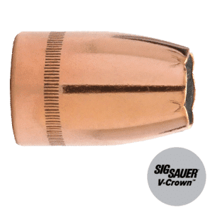 SIG Sauer V-Crown bullet close-up