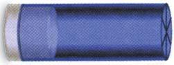 Blue textured flashlight laying horizontally