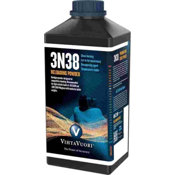 VihtaVuori 3N38 reloading powder container