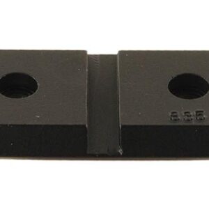 Black metal component with two holes and number 835.