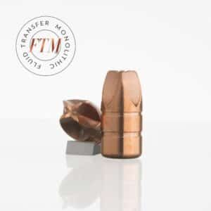 Copper bullet with FTM logo