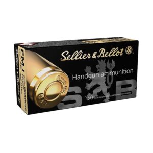 Sellier & Bellot 9mm handgun ammo box