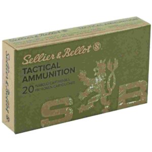 Sellier & Bellot tactical ammunition box, 20 cartridges