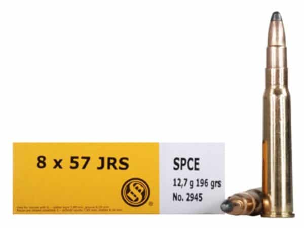 8x57 JRS ammunition and box