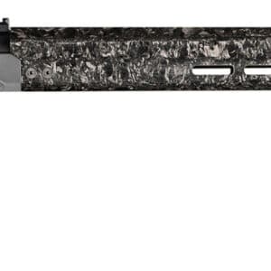 Precision rifle with carbon fiber elements.