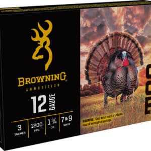 Browning 12 gauge ammunition for turkey hunting.