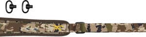 Camouflage rifle sling with mounting hardware