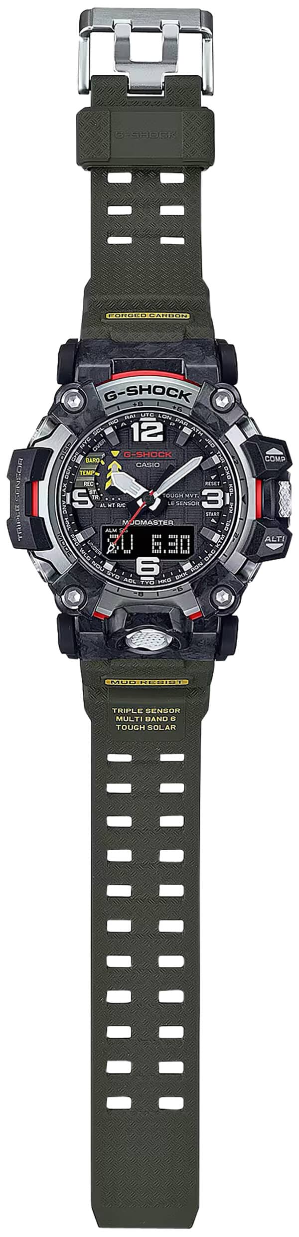 Casio G-Shock Mudmaster watch with durable design.