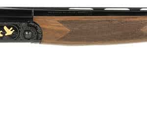 Wood and steel hunting rifle side view
