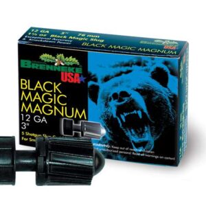 Box of Black Magic Magnum shotgun slugs.