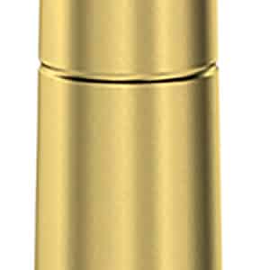 Gold bullet cartridge isolated on white background