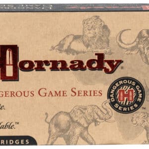 Hornady Dangerous Game Series ammunition box