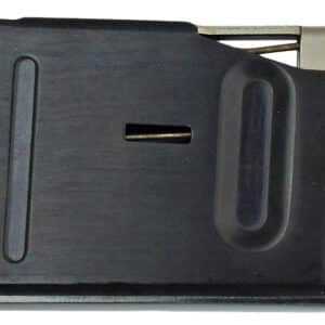 Black rifle magazine close-up view