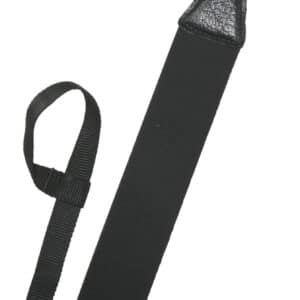 Black strap with adjustable loops