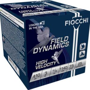 Fiocchi Field Dynamics shotgun shells box, high velocity